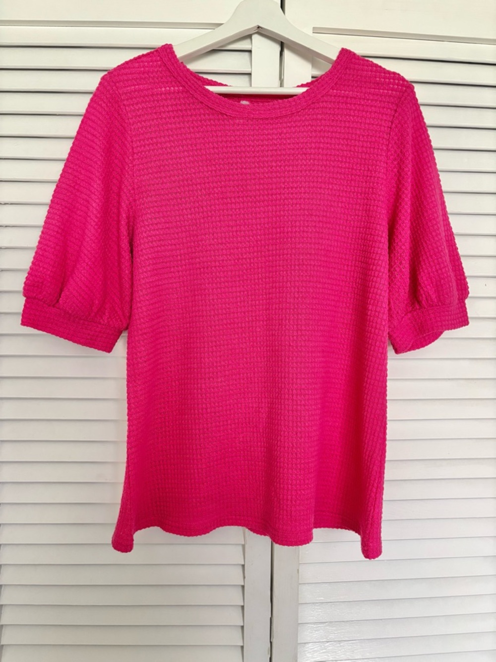 Dokotoo Waffle Textured Short Sleeve Tee